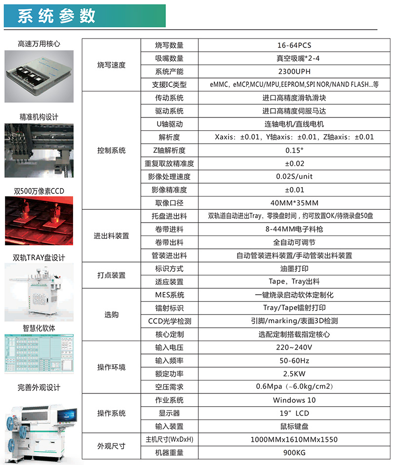 GTZ-2000AP全新高速自动烧录器